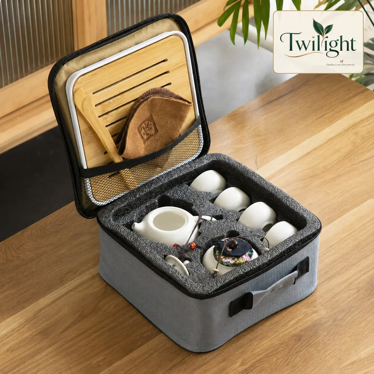 Twilight Ceramic Kung Fu Travel Tea Set